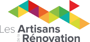 Logo Artisans de la Renovation-lettrage gris